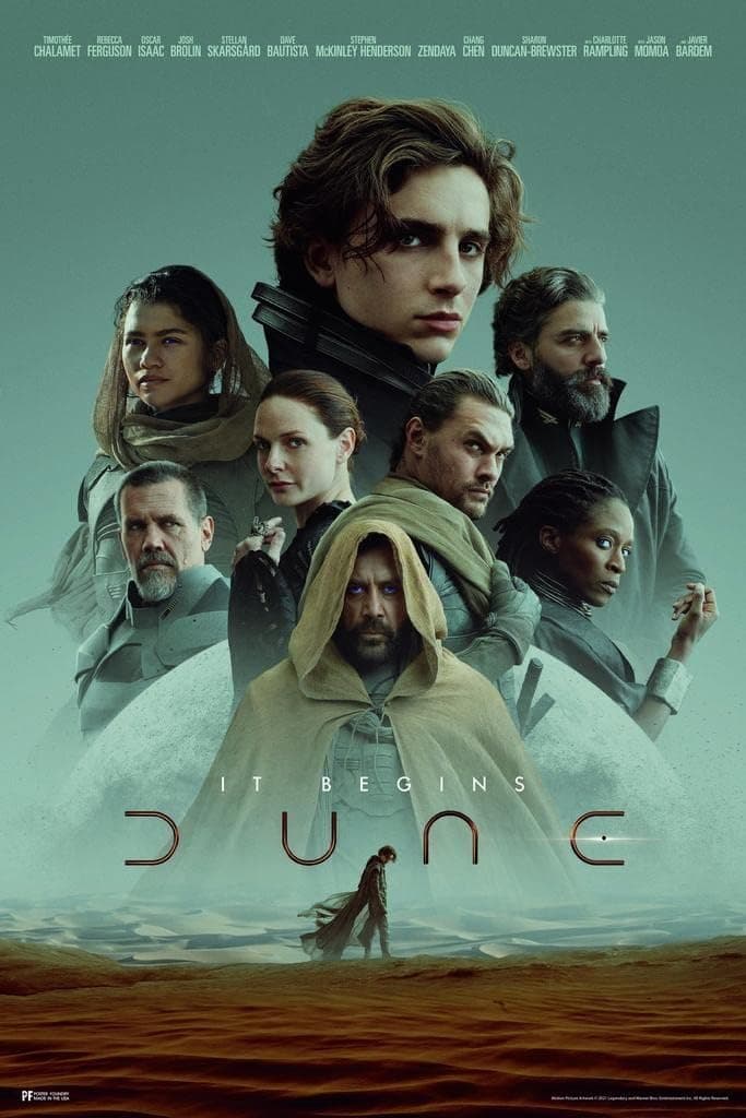 Poster for Denis Villeneuve’s film Dune