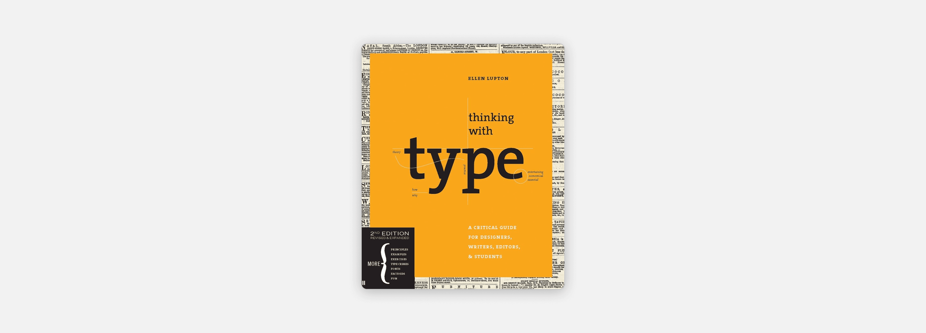 Cover of Thinking with Type by Ellen Lupton, second edition