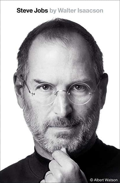 Cover of the Steve Jobs biography by Walter Isaacson